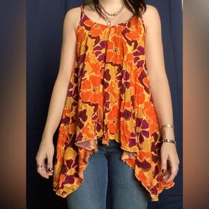Arizona Jean Co. Floral Hippie Blouse
